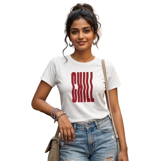 51zzAk3RLCL._SX679_.jpg Women's Casual Short Sleeve Crewneck T-Shirt - Image 1